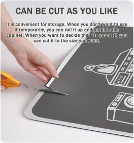 Gray Washing Machine Mat, With The Characteristics Of Shock Absorption, Noise Reduction, Anti-slip, Wear-resistant, Floor Protection, Etc (Color: Grey)