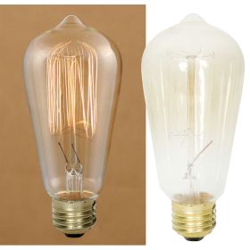 40 Watt Vintage Light Bulb (Option: Large)