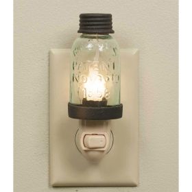 Mason Jar Night Light (Option: Dark)