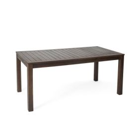 MANILA 69 Inch Table (Option: Dark Brown)