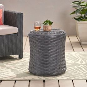 OLIVO Terrace Table (Option: Dark gray)