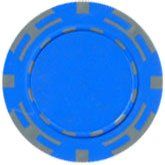 25pc 14g Z Striped Poker Chips (10 colors) (Option: Light Blue)