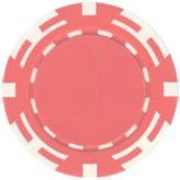 25pc 14g Z Striped Poker Chips (10 colors) (Option: Pink)